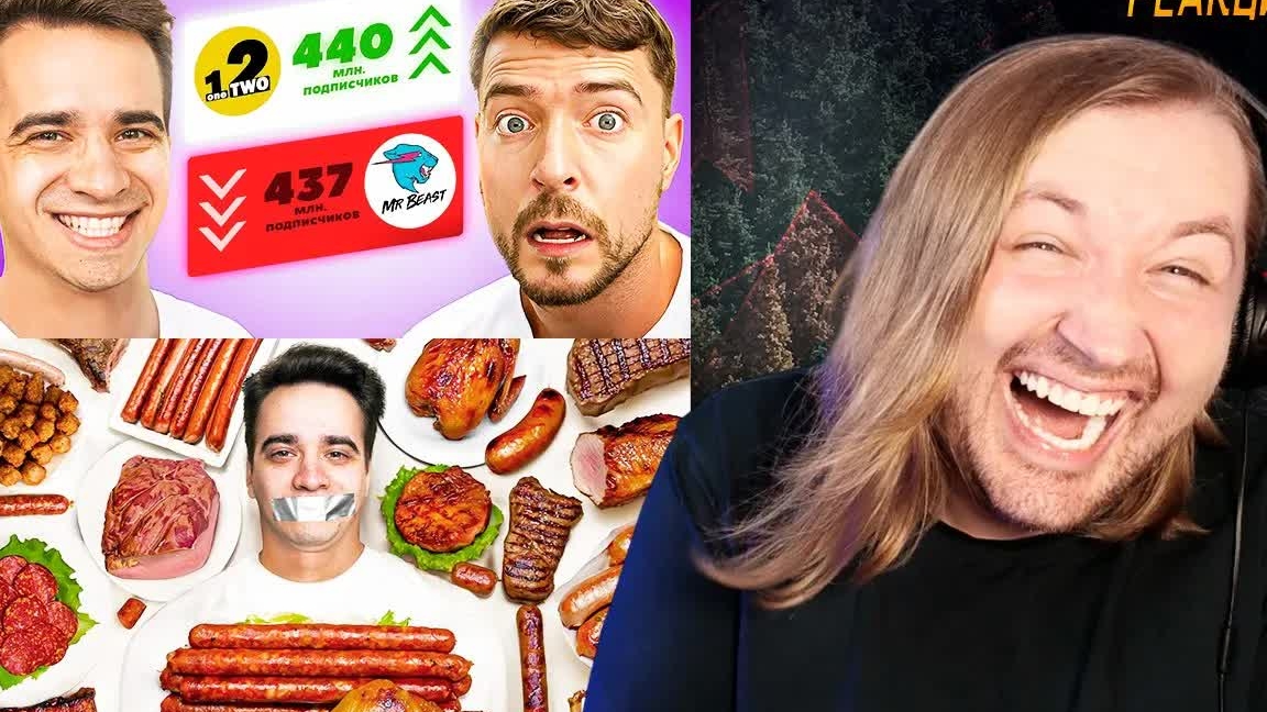 КОРОЧЕ ГОВОРЯ, Я ОБОГНАЛ МИСТЕРА БИСТА | Я ОТКАЗАЛСЯ ОТ МЯСА (РЕАКЦИЯ) - Парочку из новых | ТипоТоп смотреть онлайн