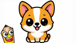 КАК ЛЕГКО НАРИСОВАТЬ МИЛОГО ЩЕНКА В СТИЛЕ КАВАЙИ 🐾