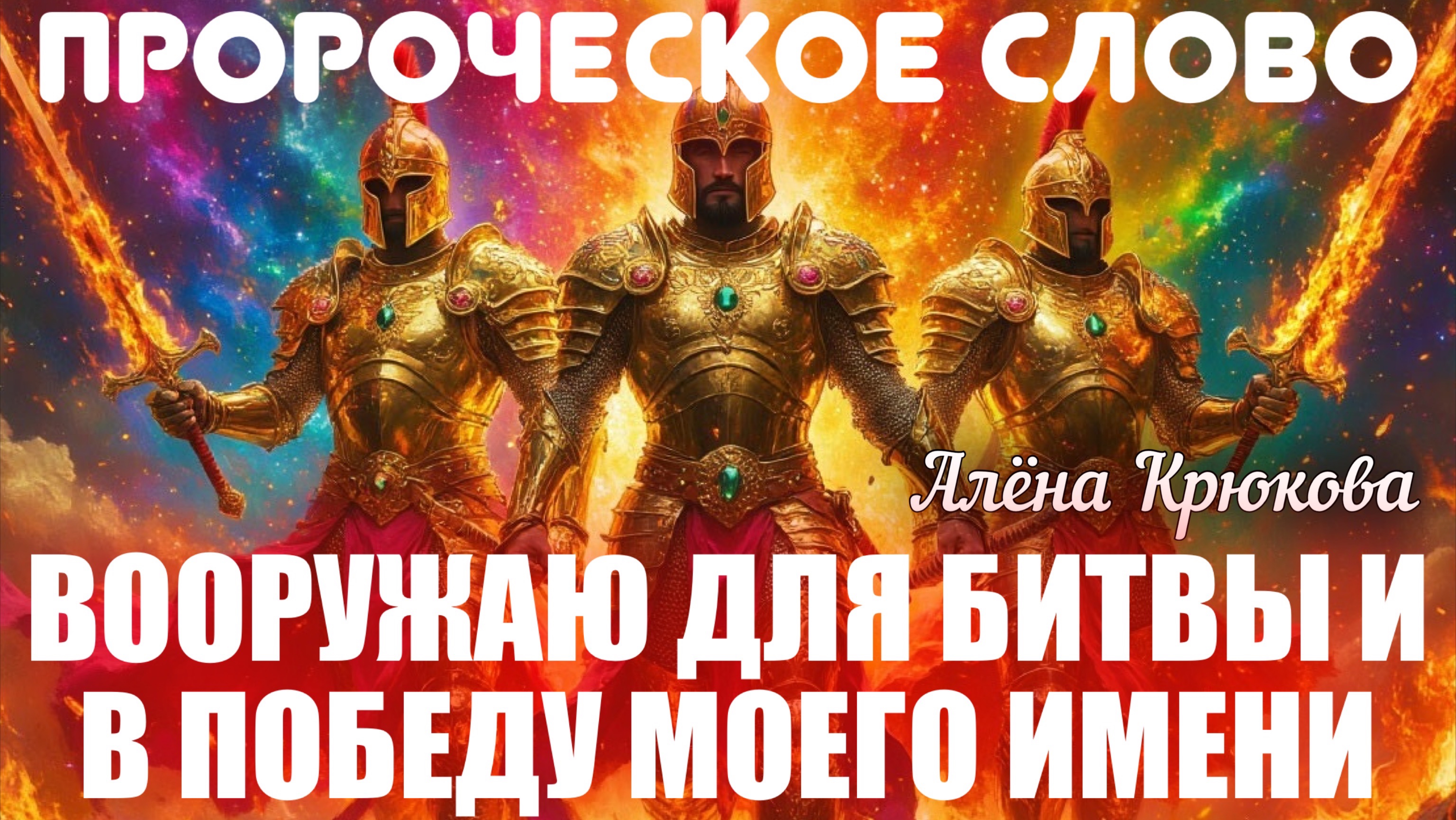 ПРОРОЧЕСКОЕ СЛОВО: ВООРУЖАЮ ДЛЯ БИТВЫ И В ПОБЕДУ МОЕГО ИМЕНИ. Алёна Крюкова смотреть онлайн