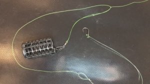 Фидерный монтаж собираем за две минуты прямо на рыбалке!