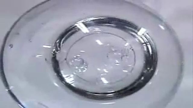 Водяные пузыри при нулевой гравитации