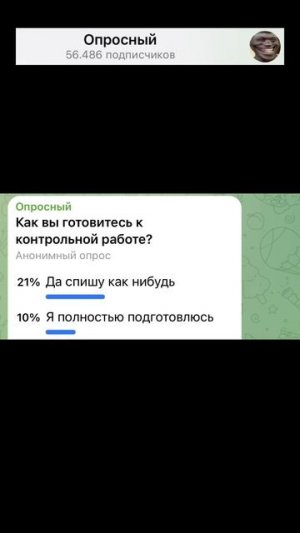 Как вы готовитесь к контрольной работе?
