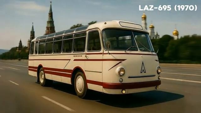 Эволюция российских автобусов | С 1932 по 2023 год: потрясающие преобразования с помощью ИИ смотреть онлайн