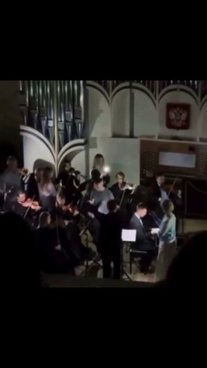 После отключения света в Белгородской филармонии продолжился концерт.