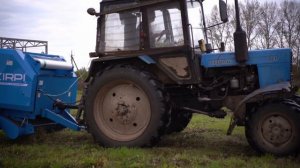 Пресс-подборщик KIRPI 130-110F в работе!