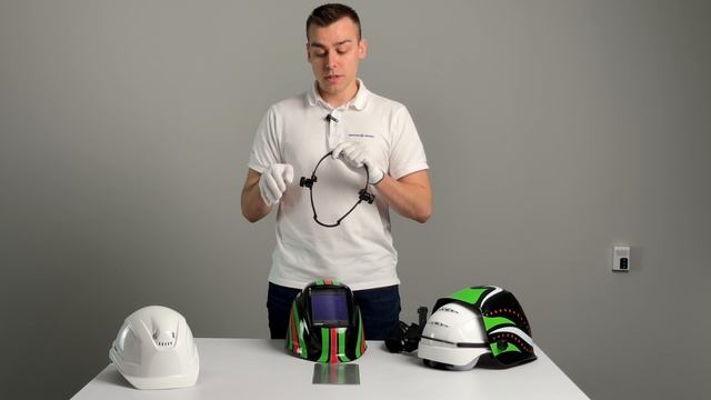 Адаптер на каску для сварочных щитков смотреть онлайн