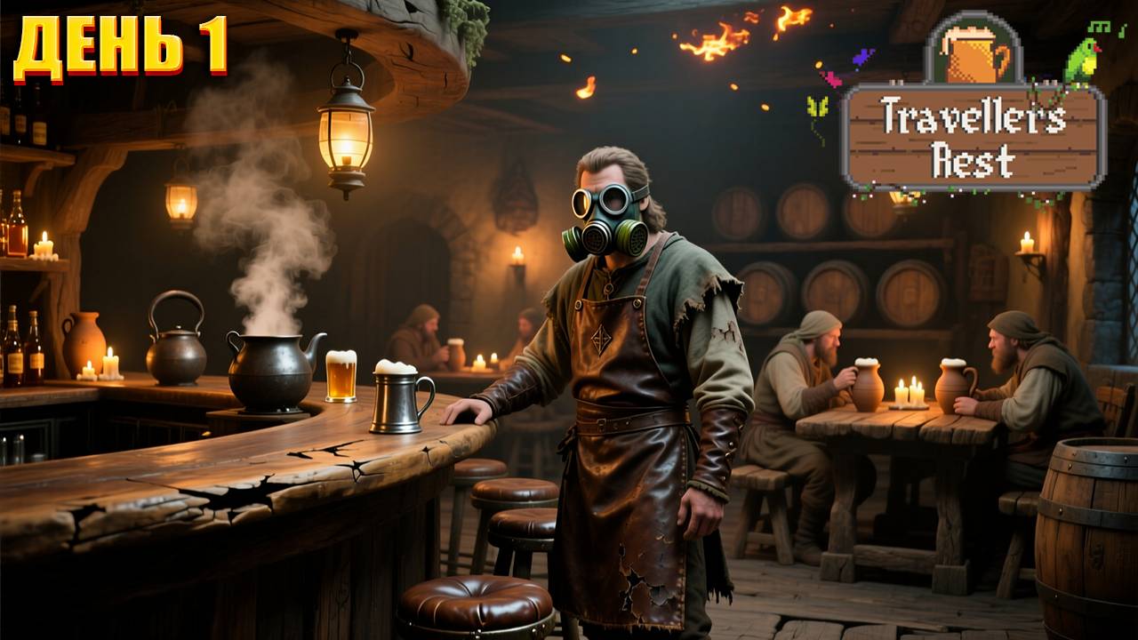 Варим ПИВО | Travellers Rest | День 1 смотреть онлайн