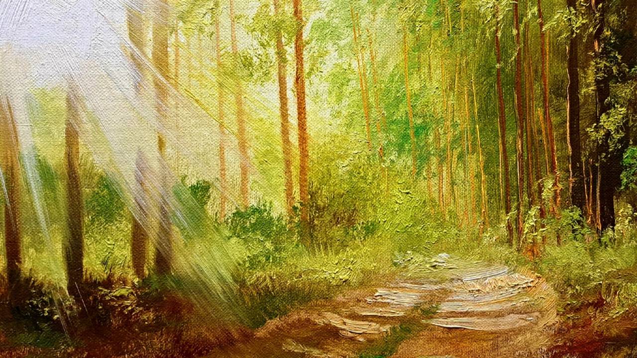 Пейзаж.Живопись маслом