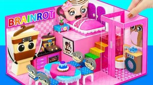 Этот РОЗОВЫЙ КАРТОННЫЙ ДОМИК — ШЕДЕВР! Balerina Cappuccina x Cappuccino Assassino