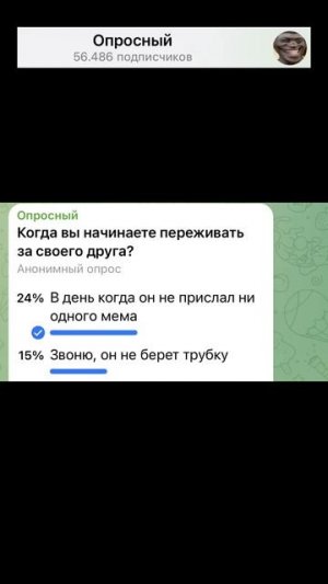 Когда вы начинаете переживать за своего друга?