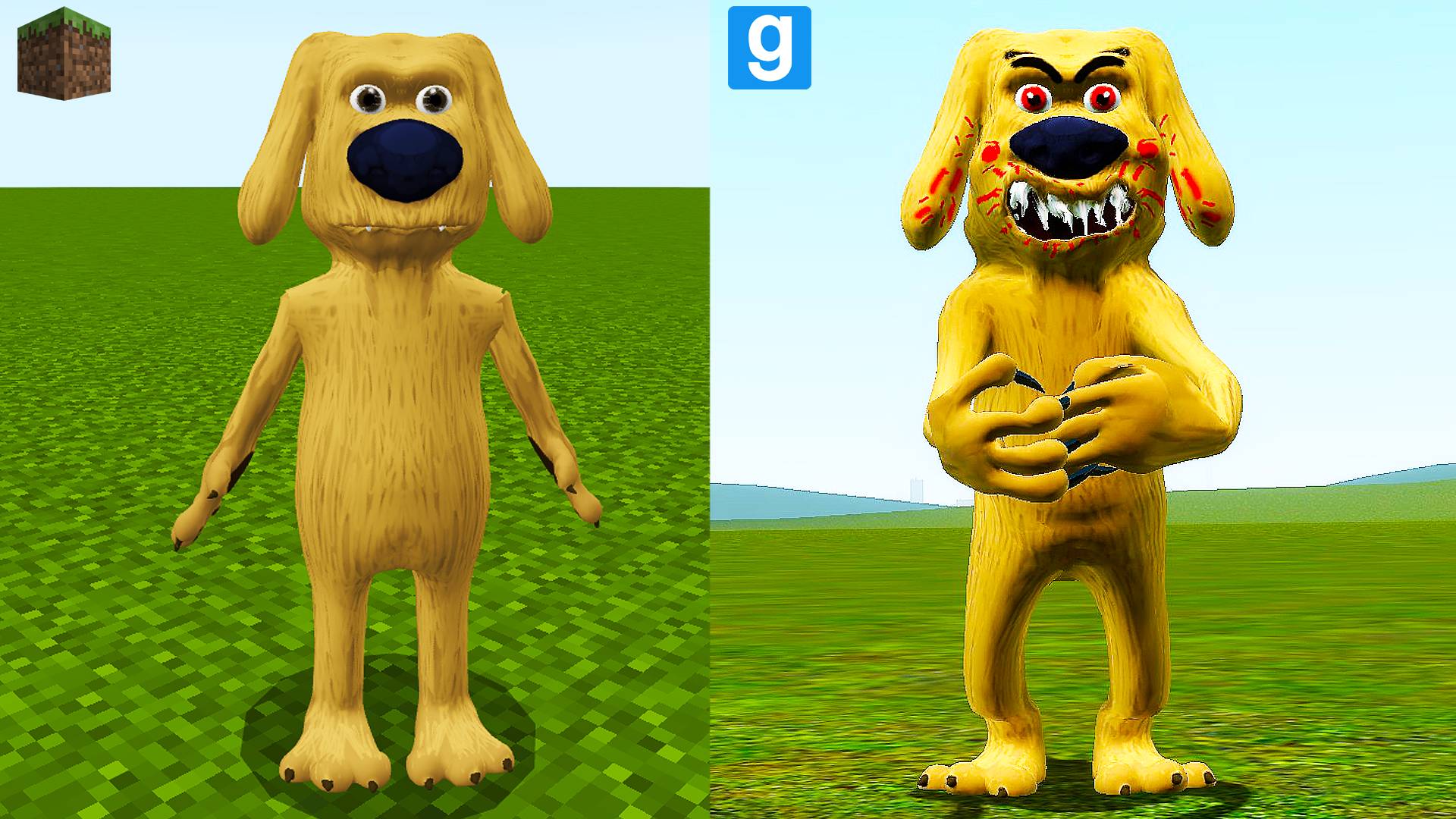 Майнкрафт против проклятый говорящий бен в гаррис мод! garry's mod смотреть онлайн