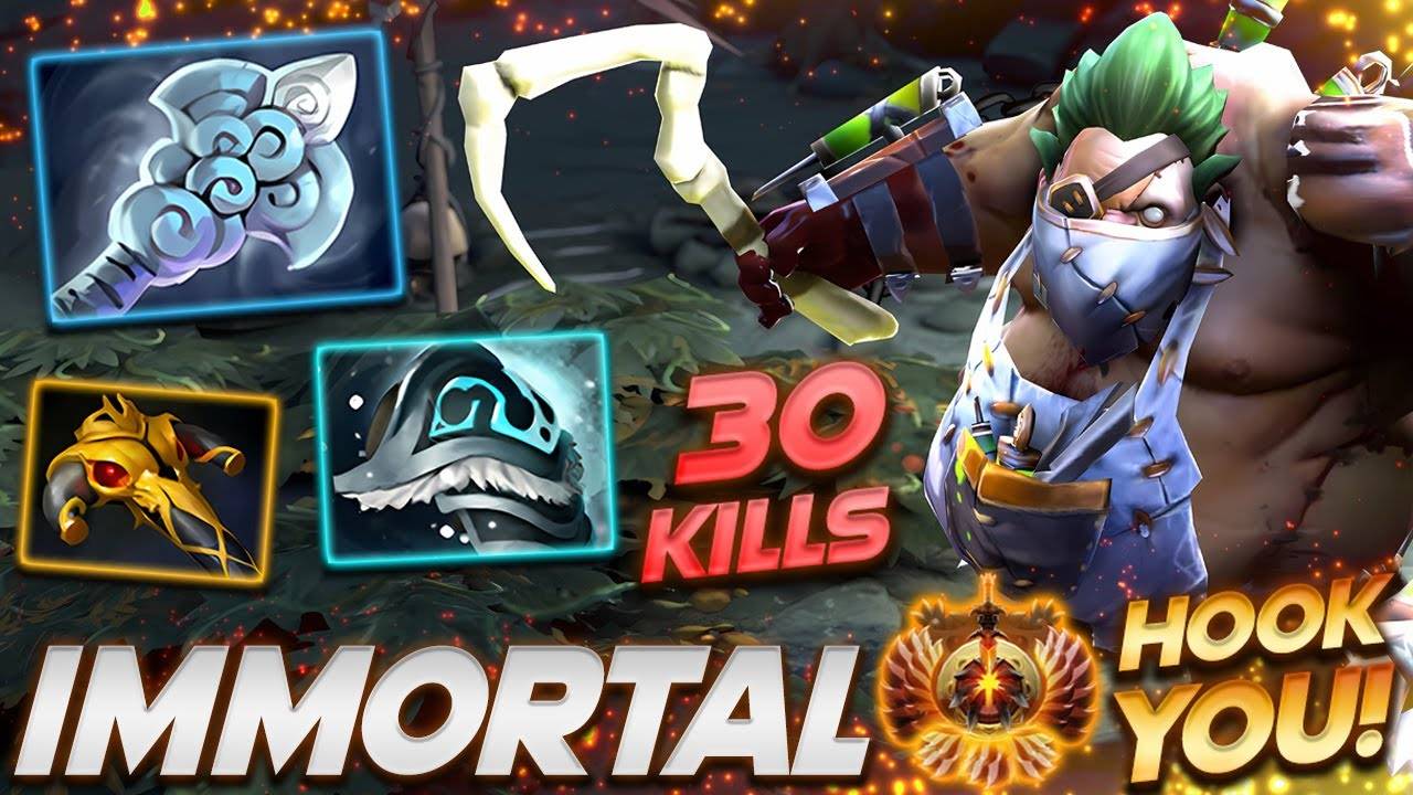 [Immortal][Pub]Шоу Пуджа🙈➡️🎯-PUDGE 30 KILLS HOOK SHOW.DOTABUFF-51.45%Win Rate смотреть онлайн