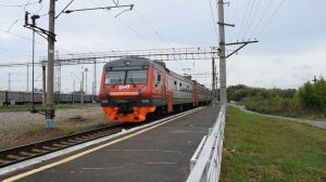 Электропоезд ЭД9Э-0036. Покатушки от Бешенцево до 22км+отправление.