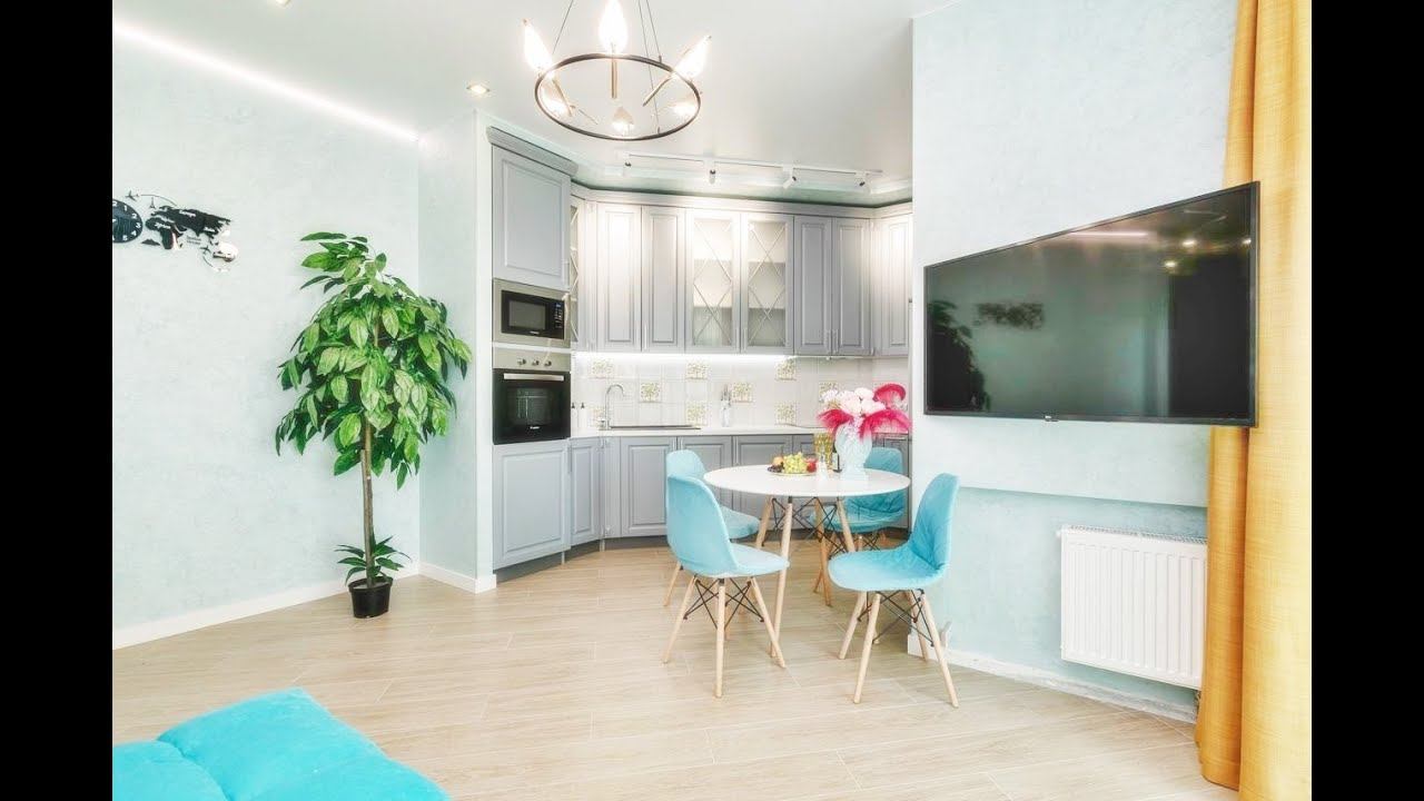 Обзор 1- комнатной квартиры на продажу в ЖК Скай Плаза 2 в Ялте смотреть онлайн