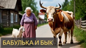Бабулька и бык (Мистическая история)