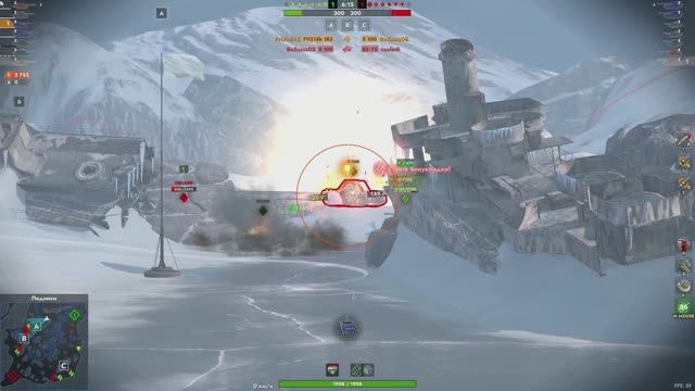 Подборка Взрывов БК под музыку Танки Блиц №15