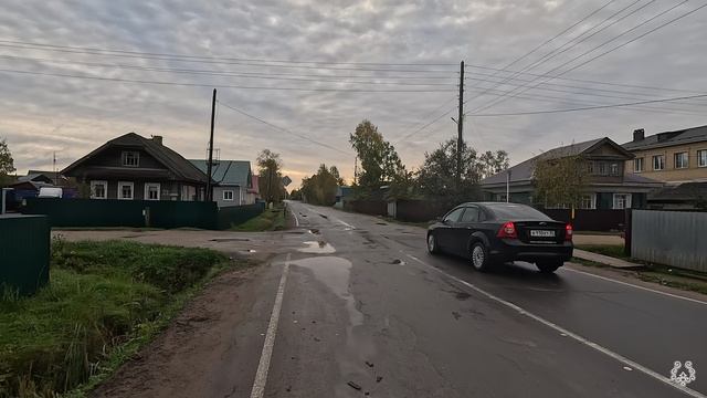 Прогулка по г. Тотьма, раннее утро. смотреть онлайн