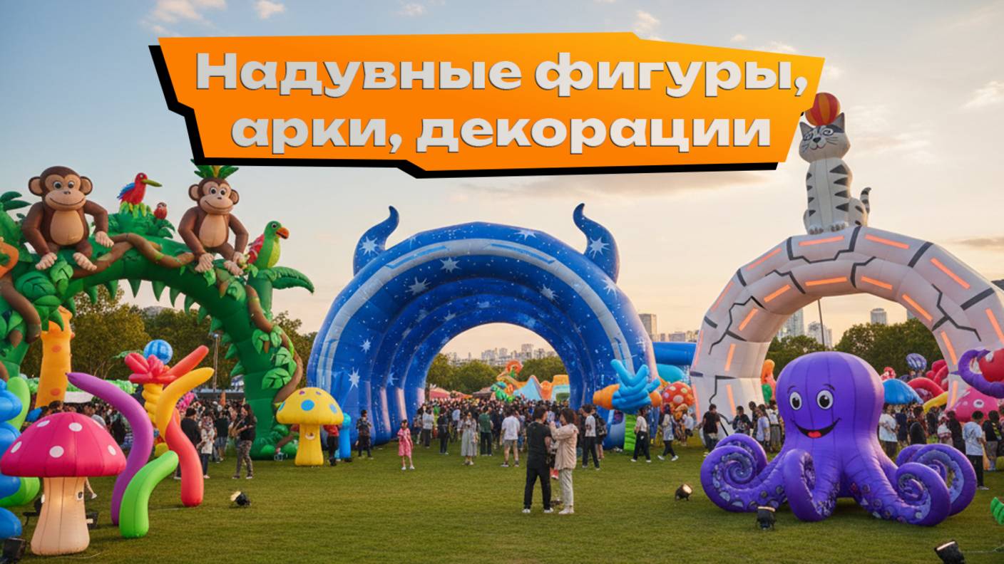 Надувные аэромены, фигуры, арки, декорации | БатутМастер смотреть онлайн