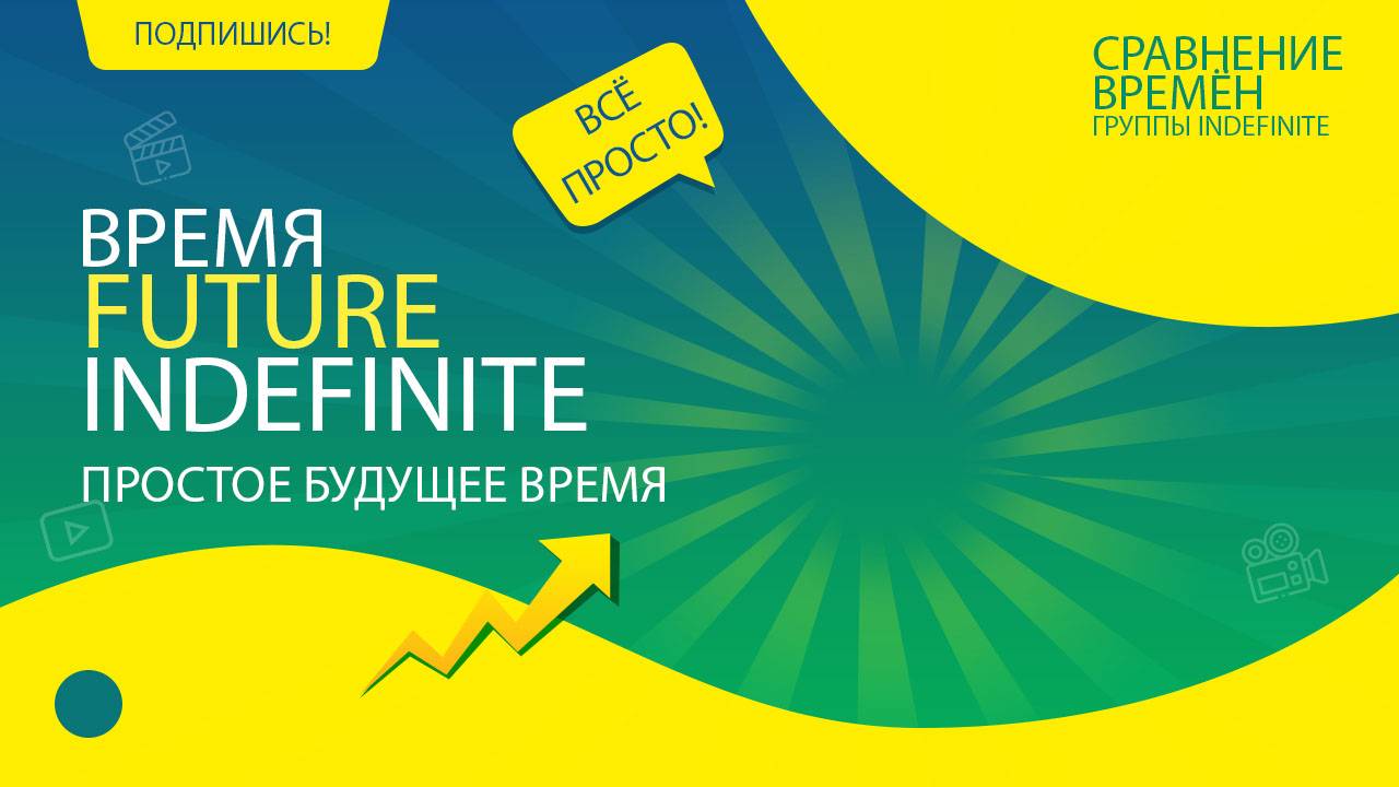 1.6 Future Indefinite - простое будущее время английского языка смотреть онлайн