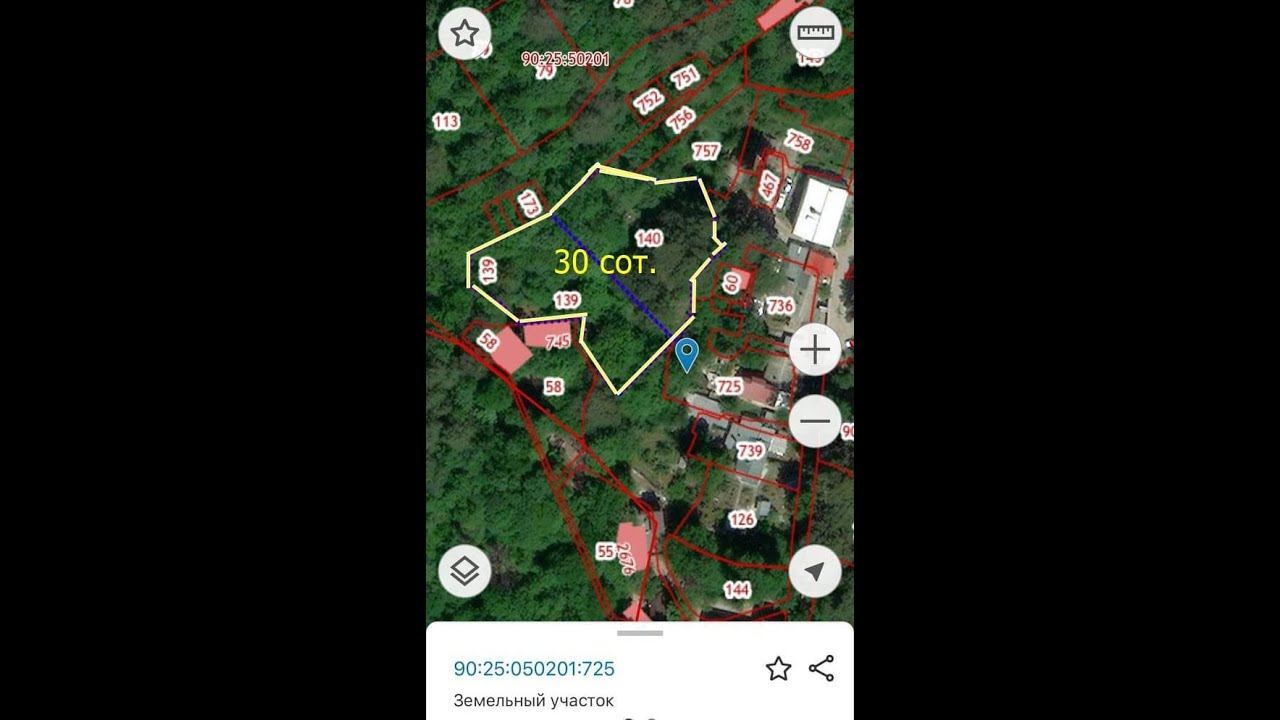 Обзор земельного участка 30 соток на продажу в Ялте пгт Горное смотреть онлайн