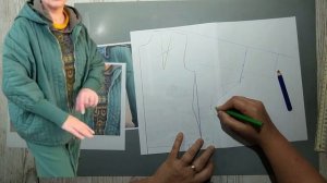 Моделирование. Простая выкройка куртки. Выкройка № 1831.