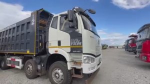 Обзор б/у самосвала FAW J6 8×4 CA3310P66K24T4E5, 2022 г.в., 146390 км, Владивосток