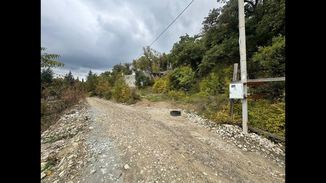 Обзор участка 8 соток на продажу в Ялте район Мисхор канатной дороги. смотреть онлайн