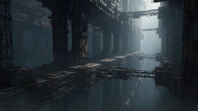 SILENT CITY ｜ Dark Dystopian Ambient ｜ Alien World Soundscape ｜ Dystopian Ambience, Background
