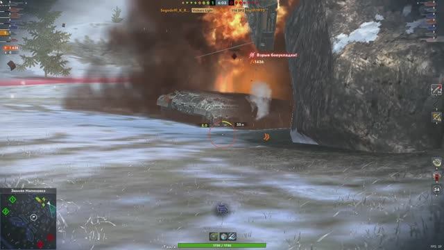 Подборка Взрывов БК под музыку Танки Блиц №13