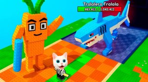 ВЫРАЩИВАЮ ОГРОММНЫЕ РАСТЕНИЯ в Plaints vs Brainrot ROBLOX Котёнок Кронос