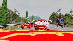 СУПЕР МОЛНИЯ ПРОТИВ ГИГАНТСКОГО РОБОРА  ЭПИЧЕСКИЙ ПОБЕГ В BEAMNG DRIVE