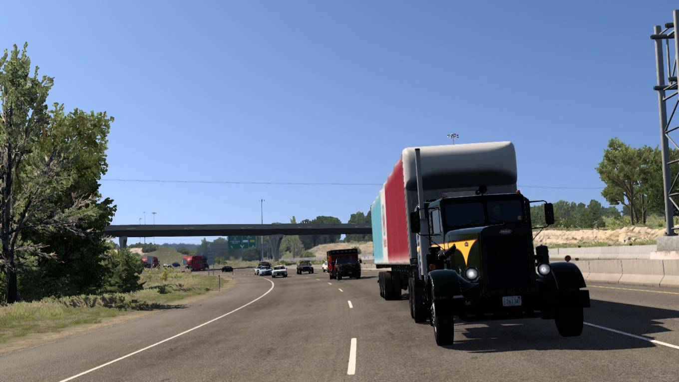 American Truck Simulator 1.55 Канзас-Сити в Джефферсон-Сити Картонная тара 38 772 фнт смотреть онлайн