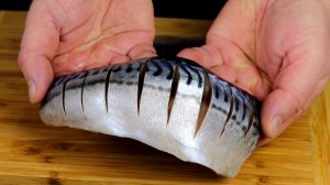 Делаю так целый МЕСЯЦ каждые выходные и всегда мало. Крутой ужин! Вкусная СКУМБРИЯ рецепт!