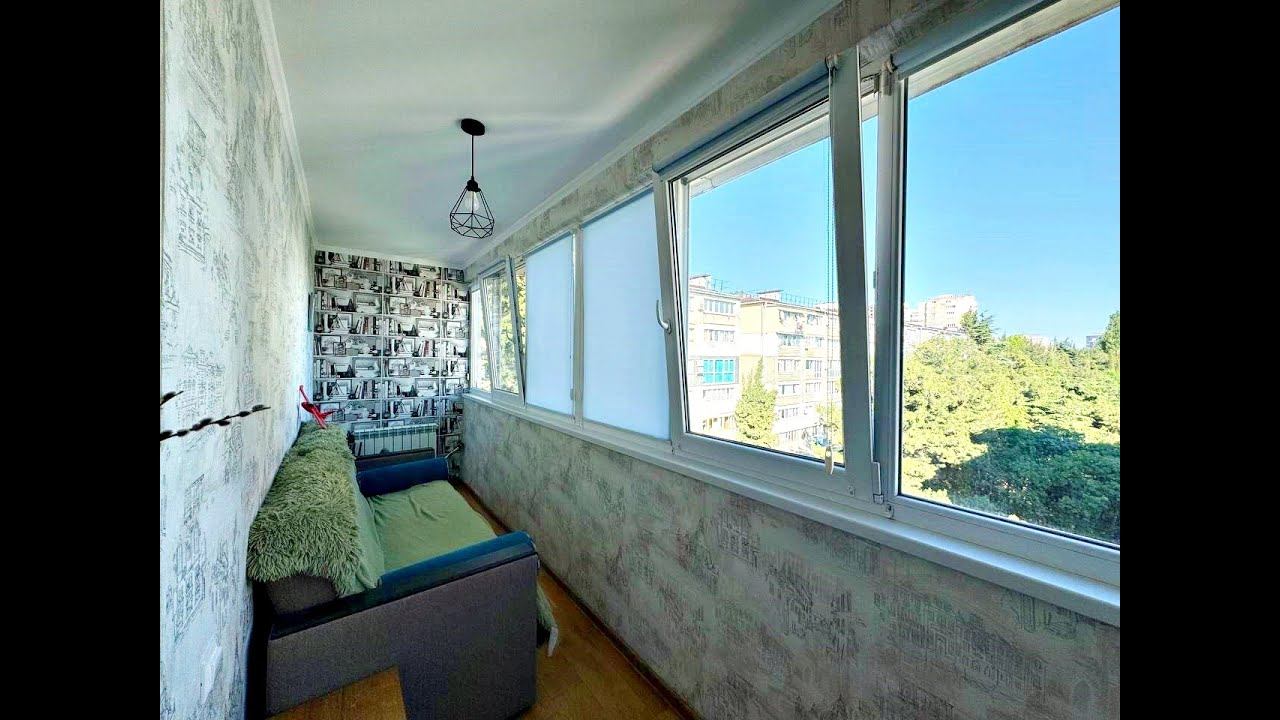 Обзор 1- комнатной квартиры на продажу в Ялте ул. Свердлова смотреть онлайн