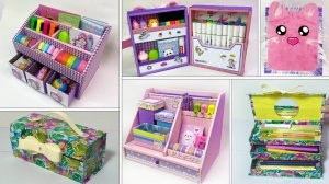 4 идеи своими руками ✂ Очаровательные органайзеры для хранения канцелярии