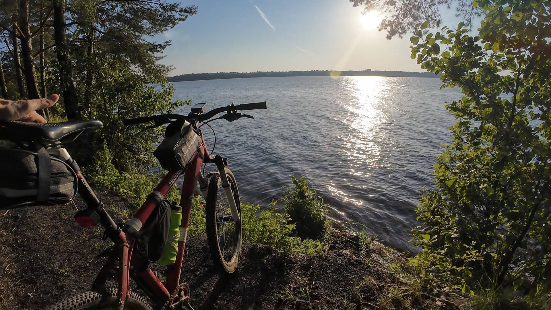 Июльская прогулка на МТБ. ПСЕВДО СТРИМ #05. Упал на ровном месте...