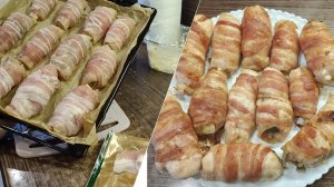 Наш плодотворный день. Рулетики с беконом. Вкусно готовлю.Чисто и уютно.Что купили