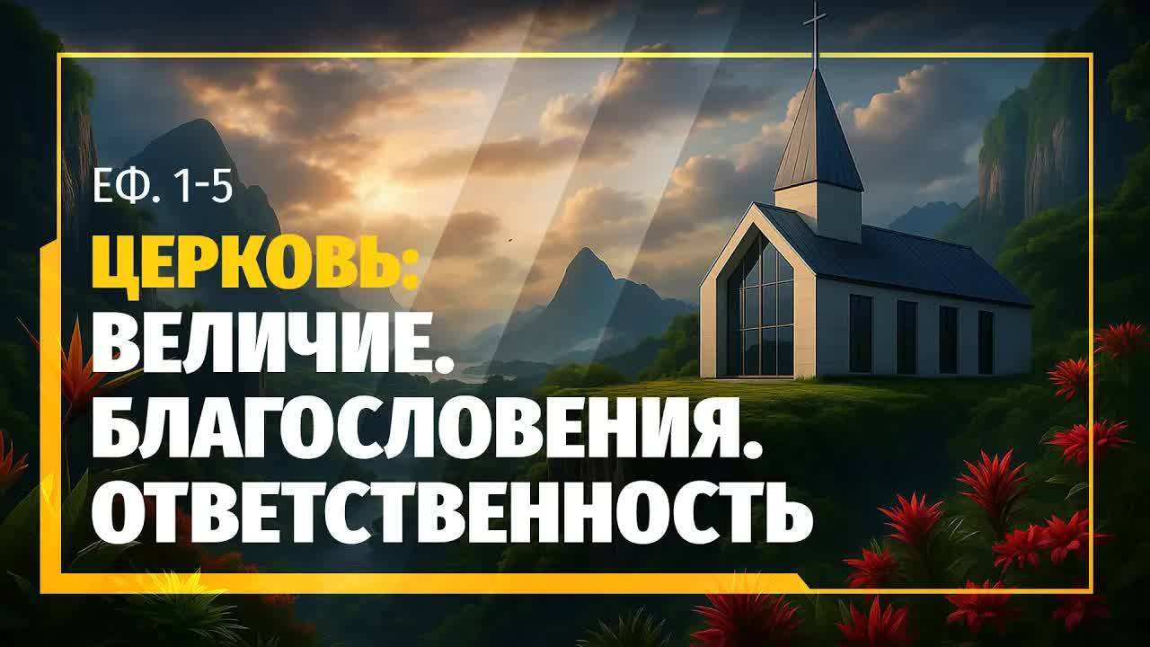 Церковь: Величие. Благословения. Ответственность | Еф. 1-5 || Алексей Коломийцев смотреть онлайн