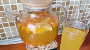 Согревающий облепиховый чай / Рецепт чая из облепихи / Вкусно полезно