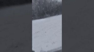 покатушки по первому снегу в сентябре