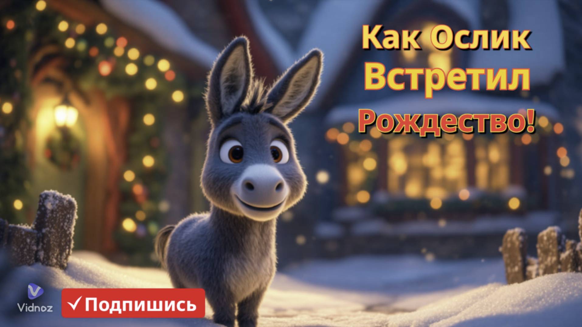 Как ослик встретил Рождество 🎁 смотреть онлайн