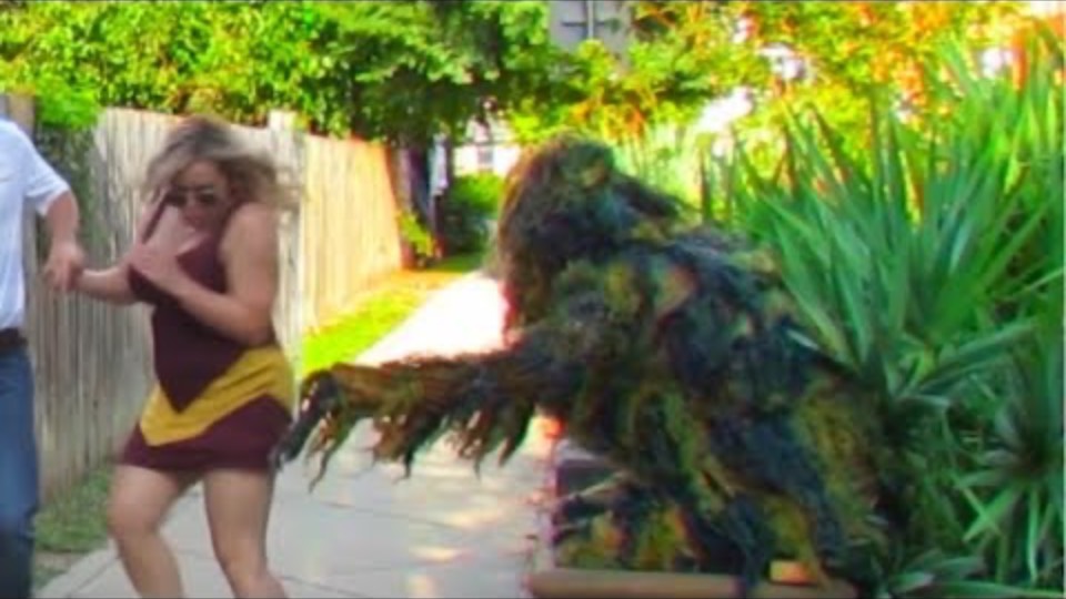 BUSHMAN SCARE PRANK AT FLORIDA STATE UNIVERSITY VS SAMFORD BULLDOGS