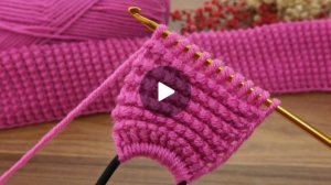 Повязка на голову в тунисской технике вязания крючком #вязаниекрючком #всевжизнисвязано