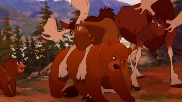 Brother bear: all eyes roll scenes!