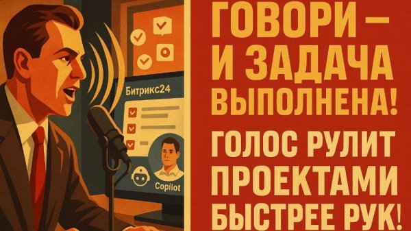 Битрикс24: как ставить и комментировать задачи голосом