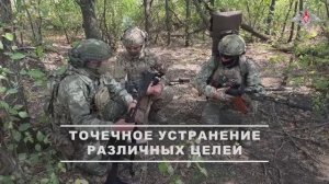 Боевая работа снайперов мотострелкового полка группировки войск «Центр»