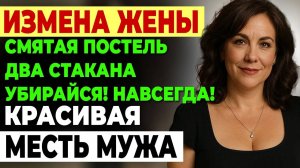 Измена жены. Смятая постель и два стакана - разрыв 22 лет брака. История и рассказ Аудио рассказ