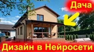 По Фото Сделал в Нейросети Дизайн Проект Фасада Дома - 6 Вариантов! Онлайн с помощью ИИ за 10 минут