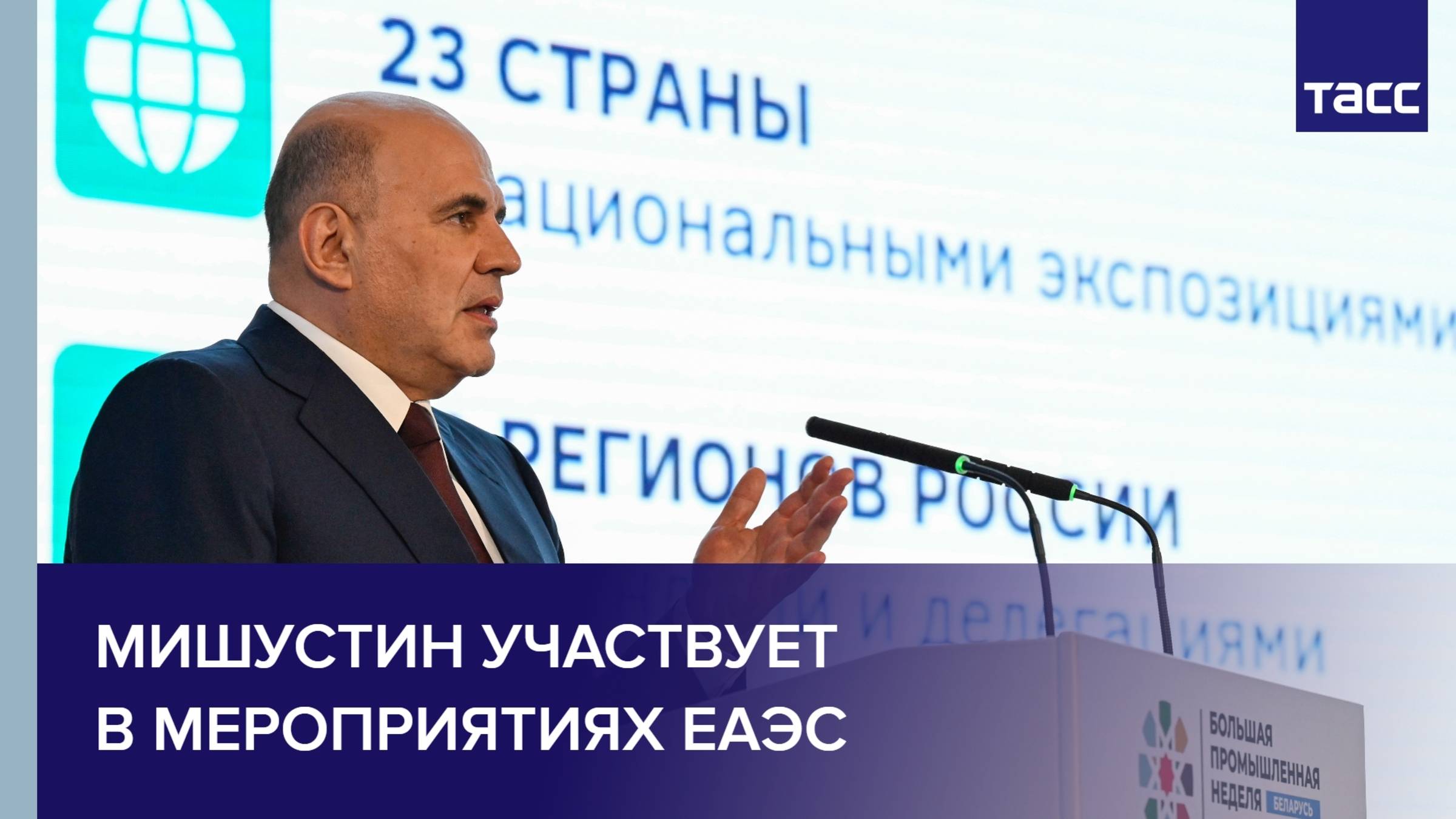 Мишустин участвует в мероприятиях ЕАЭС