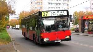 Автобус Mercedes-Benz O405N2 № М 500 СО 159 маршрут 37 следует по улице Самолетная